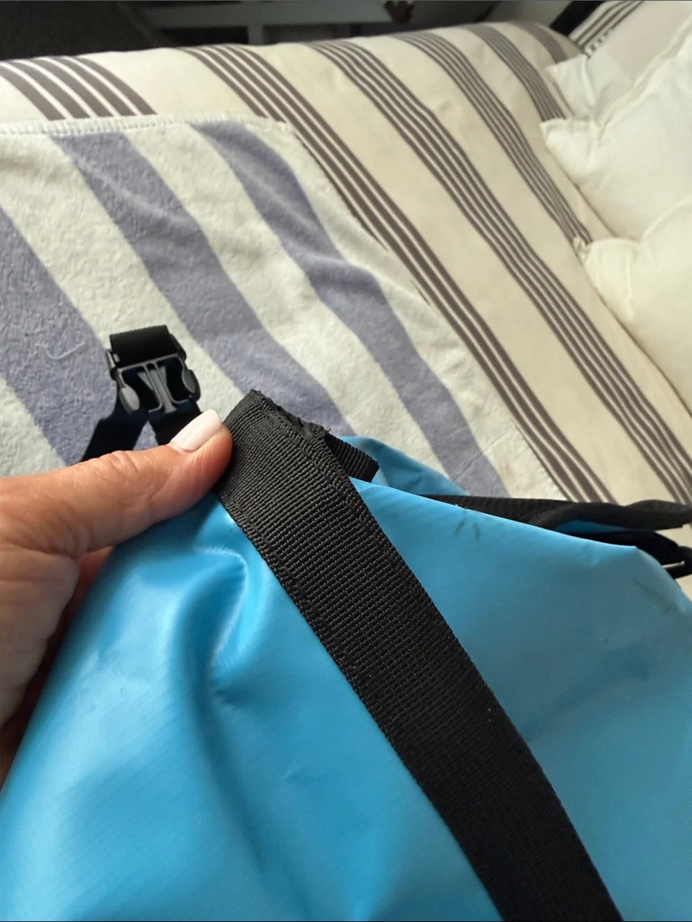 New Convertible Duffel/Backpack Waterproof by Laneda Bright Orange